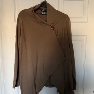 Bobeau Brown Cape Jacket
